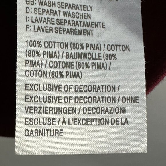 Isaac Mizrahi Live Top Womens Medium Essentials Maroon Stretch Short Sleeve Tee - Picture 5 of 6